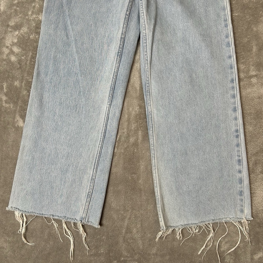 Assembly Label Jeans Straight Relaxed Fit Blue Denim Jeans Women's Size 8 - Picture 4 of 16